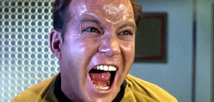 William Shatner as Captain Kirk